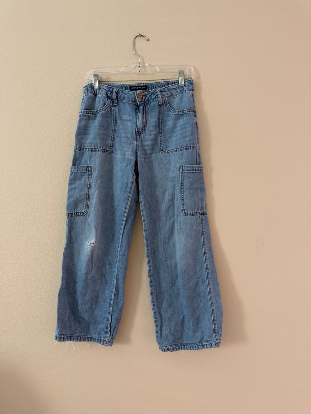 Imperial Star Girls Light Blue Denim Jeans with Navy Label